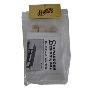 NWT Houseworks Shenandoah Designs Trestle Table & Bench Doll House Miniature Kit